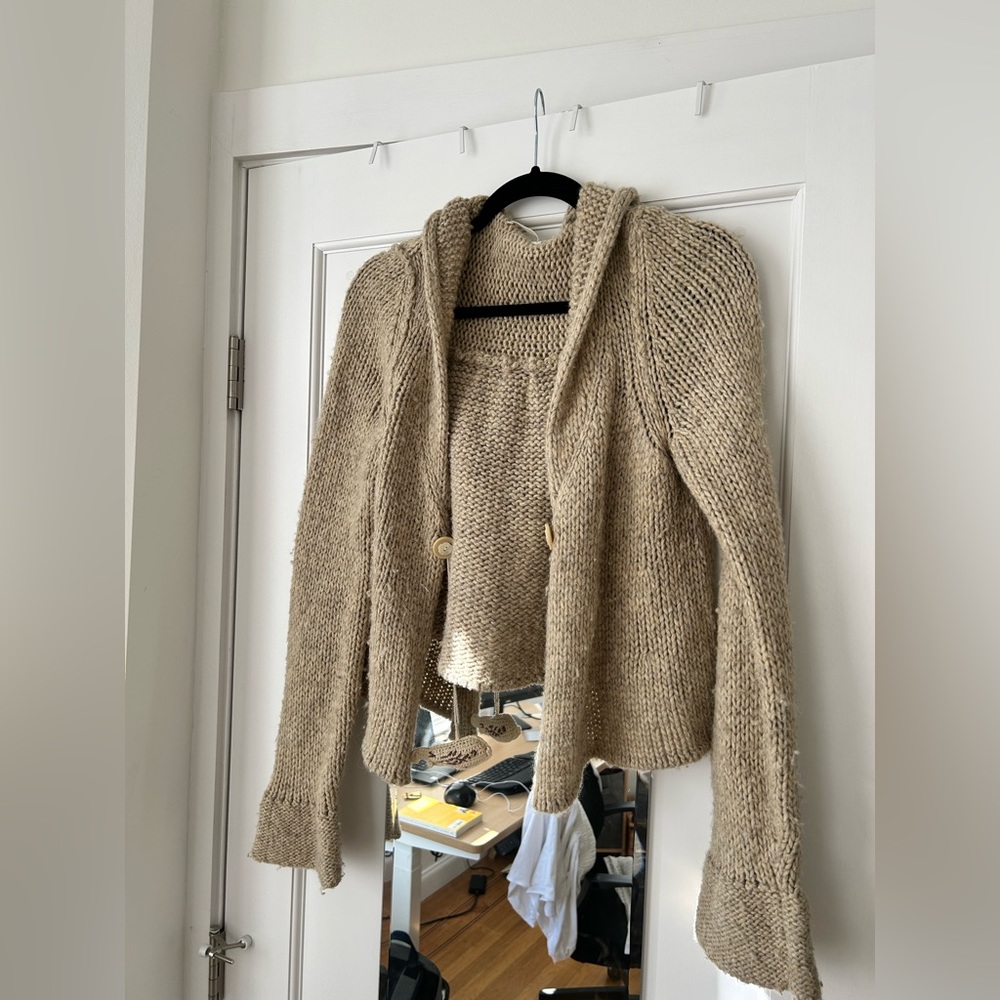 Knit cardigan